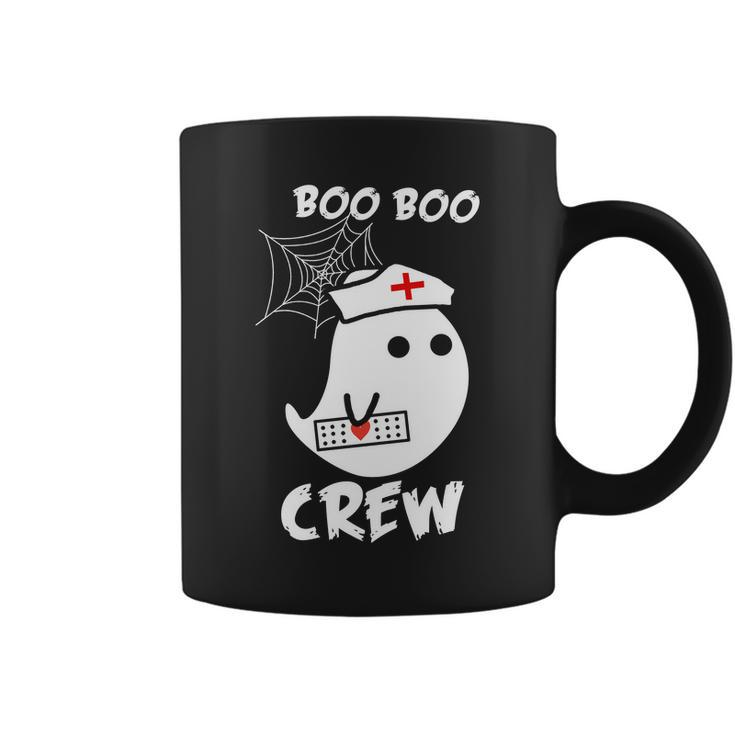 Boo Boo Crew Nurse Ghost Funny Halloween Coffee Mug