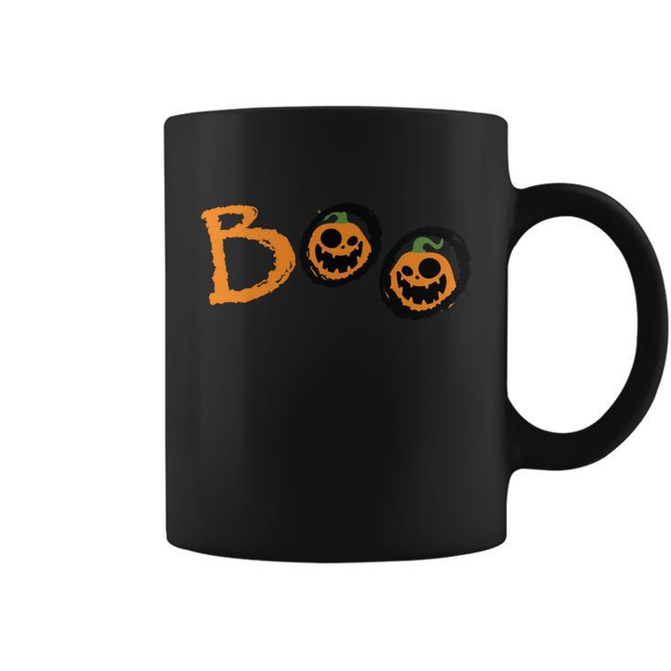 Boo Pumpkin Halloween Quote Coffee Mug