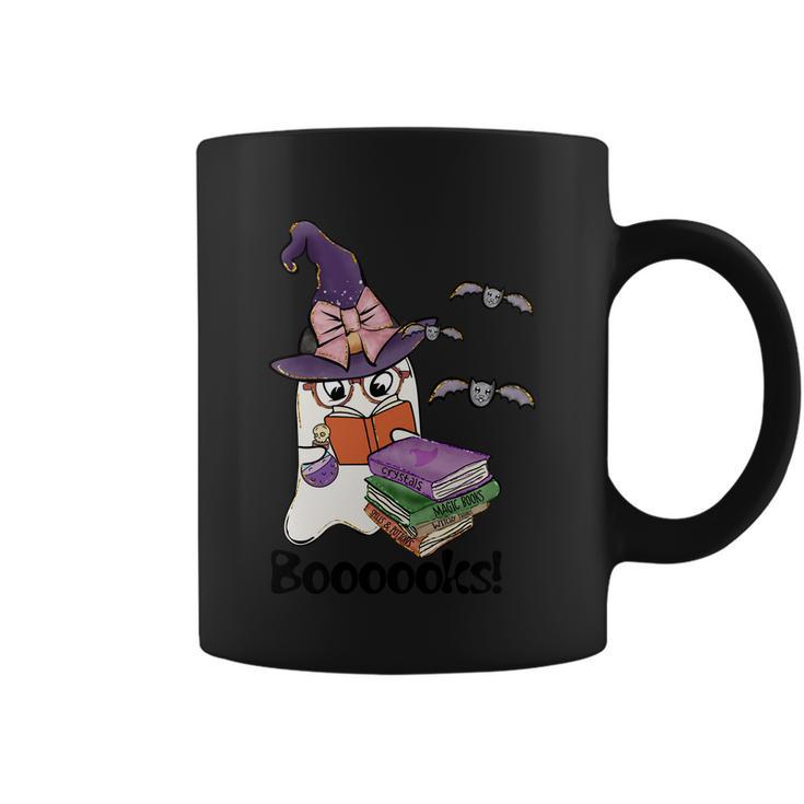 Boooooks Ghost Funny Halloween Quote V2 Coffee Mug