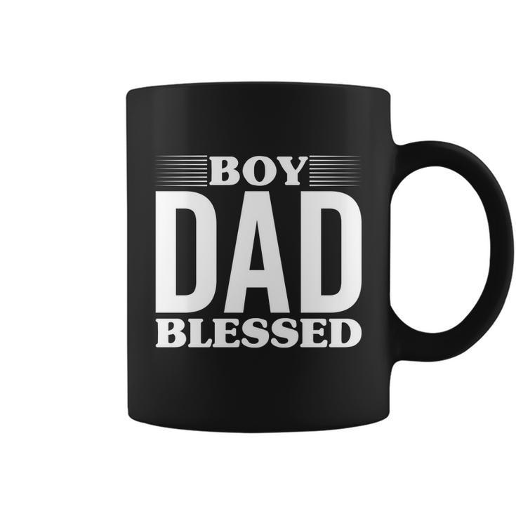 Boy Dad Blessed Coffee Mug
