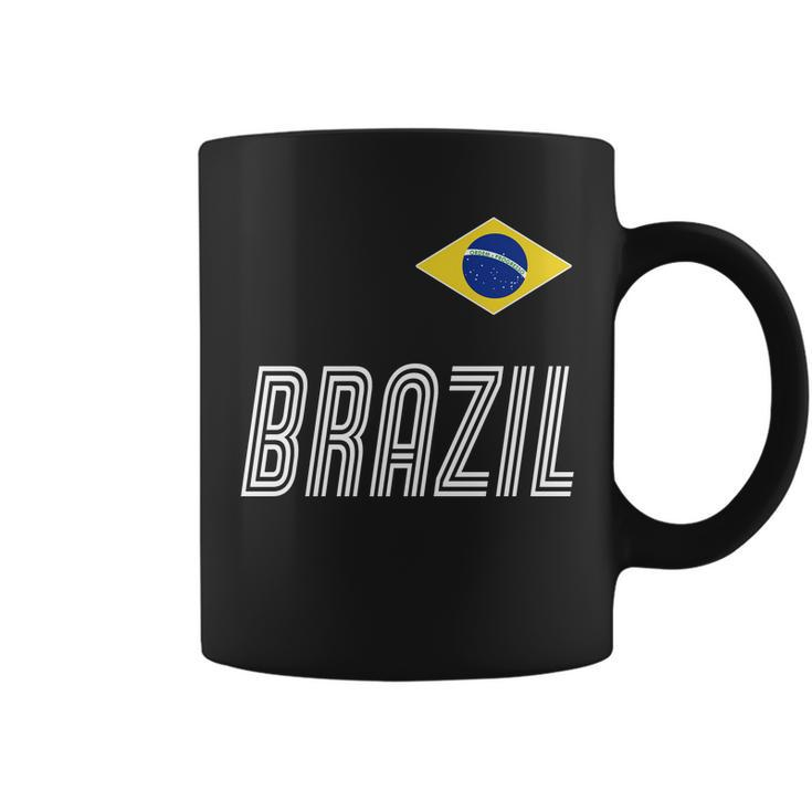 Brazil Soccer Team Jersey Flag Coffee Mug