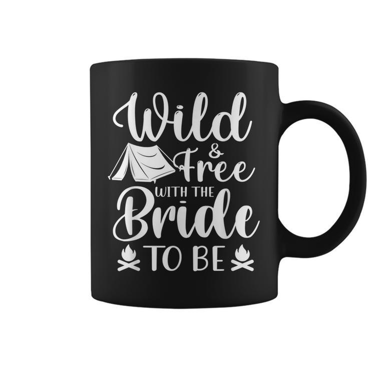 Bride Funny Bachelorette Party Camping  Bridal Wedding  V2 Coffee Mug
