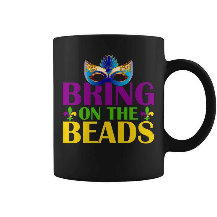 Bring On The Beads Mardi Gras Coffee Mug