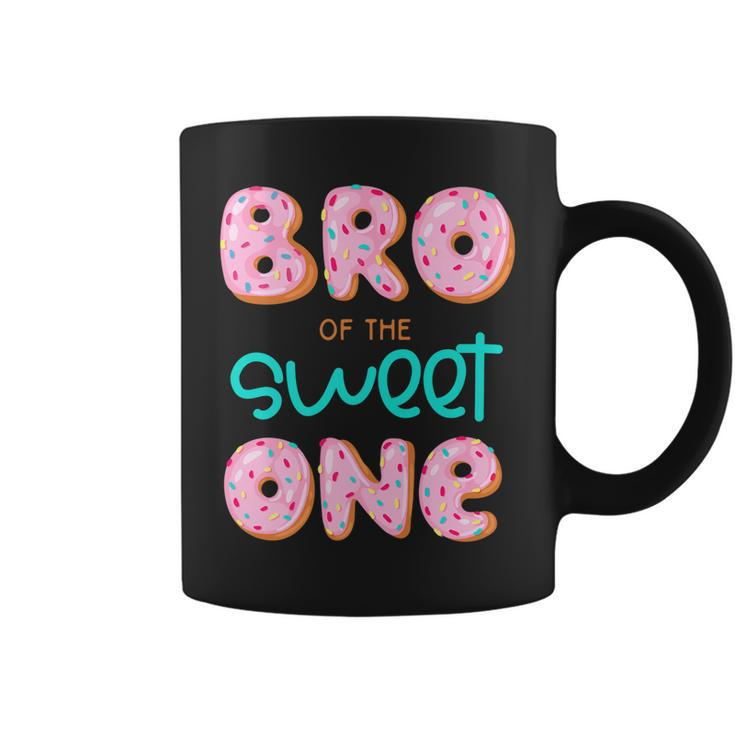 Bro Of The Sweet One First Birthday Matching Family Donut   Coffee Mug