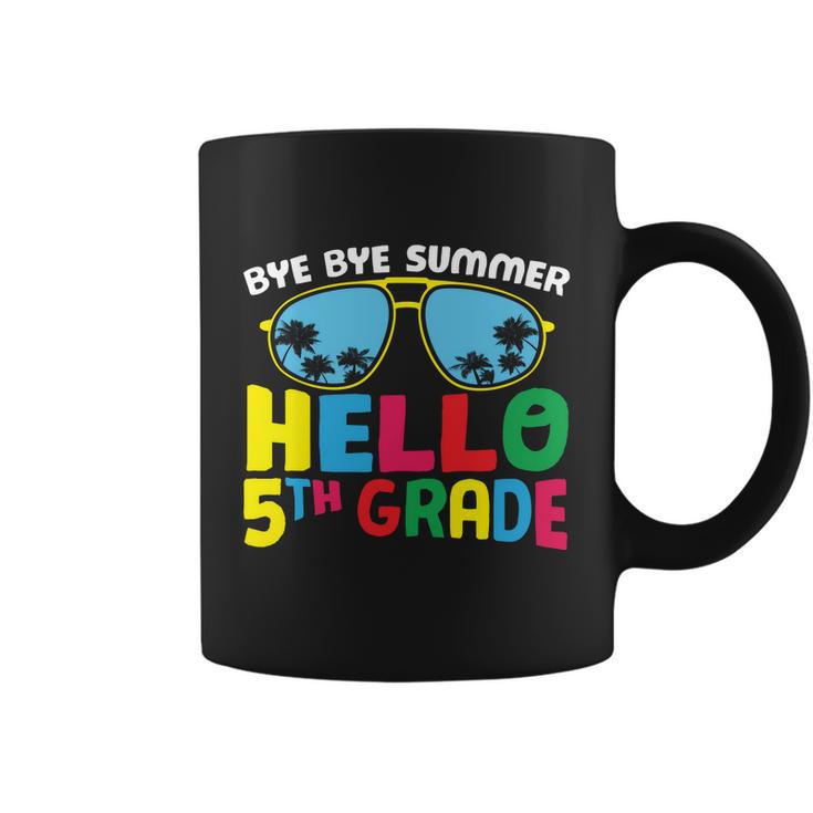 Bye Bye Summer Hello 5Th Grade Back To School First Day Of School Coffee Mug