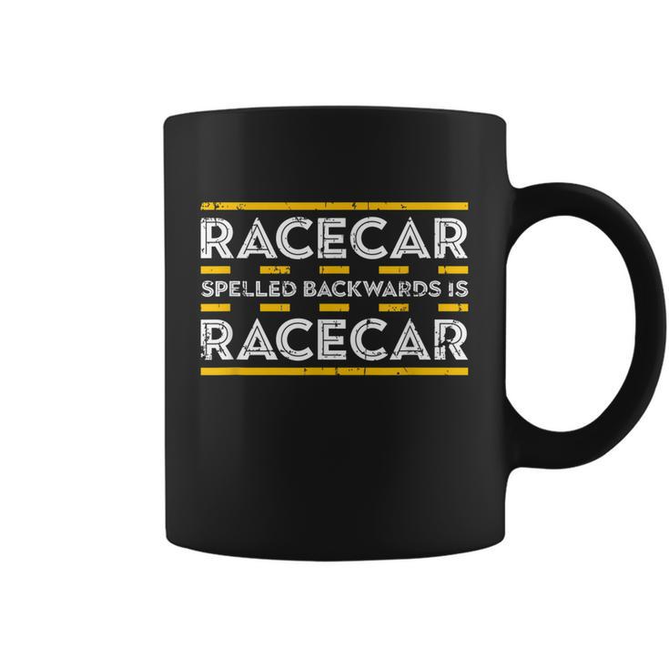 Car Racing Racing Racecar Spelled Backwards Tshirt Coffee Mug