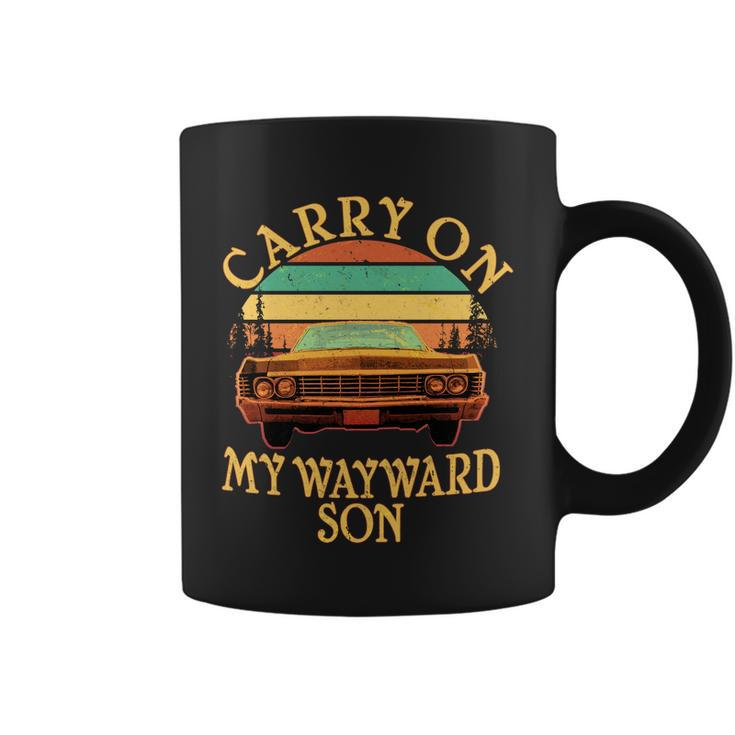 Carry On My Wayward Son Tshirt Coffee Mug