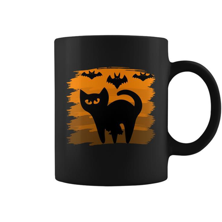 Cat Bat Funny Halloween Quote Coffee Mug