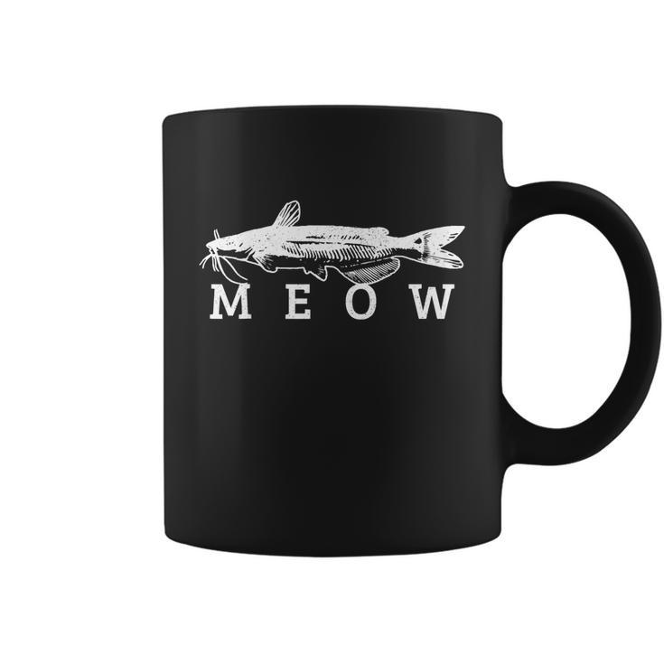 Catfish Meow Funny Catfishing Fishing Fisherman Gift Coffee Mug