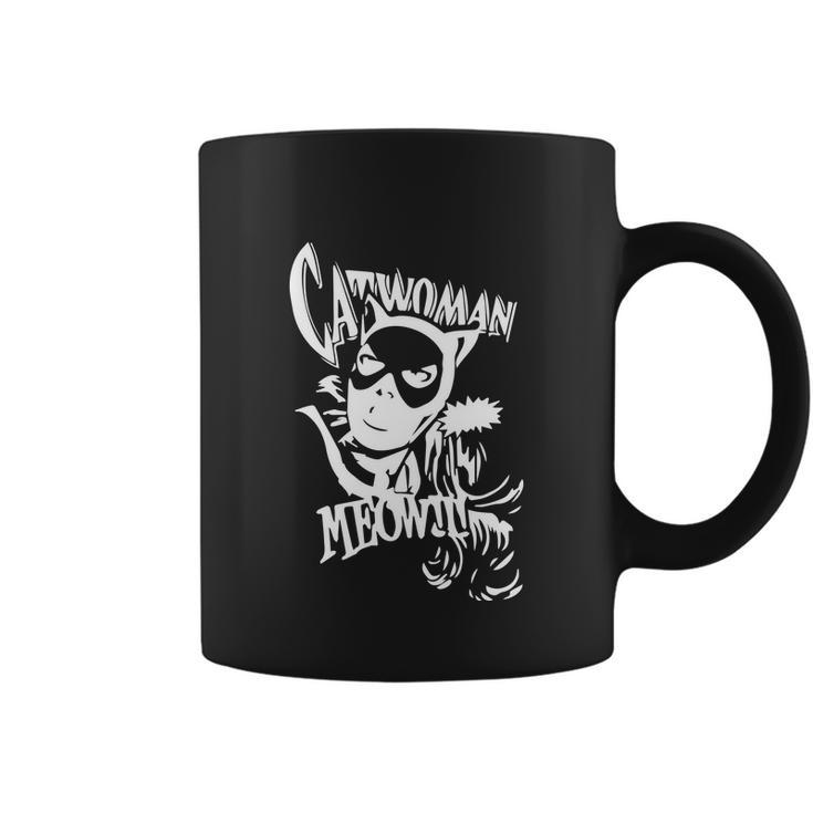 Catwoman Meow Comic Funny Coffee Mug