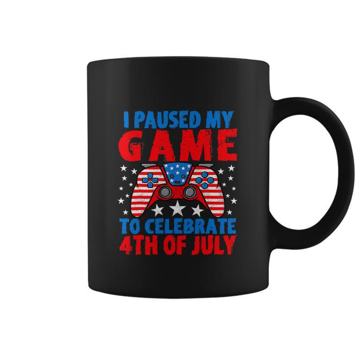 Celebrate 4Th Of July Gamer Funny Fourth Coffee Mug