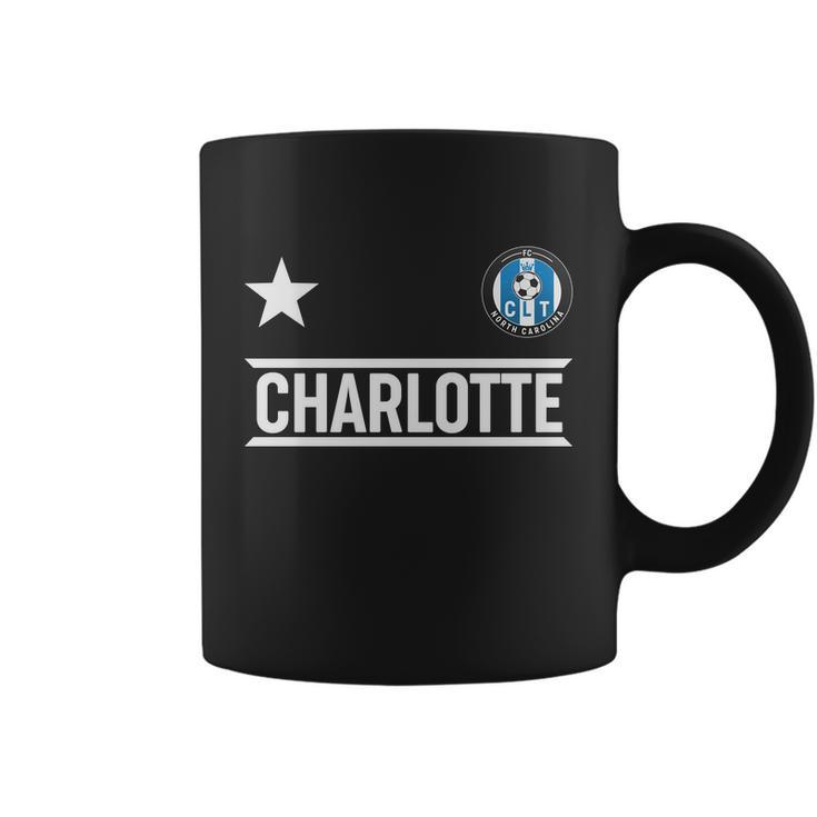 Charlotte North Carolina Soccer Jersey Coffee Mug