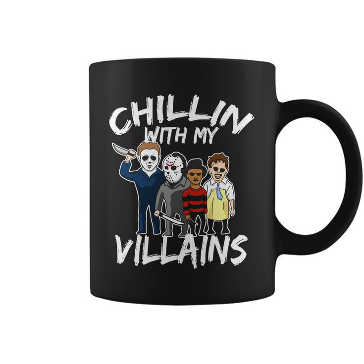 Chillin With My Villains Tshirt Coffee Mug
