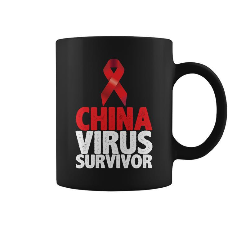 China Virus Survivor Tshirt Coffee Mug