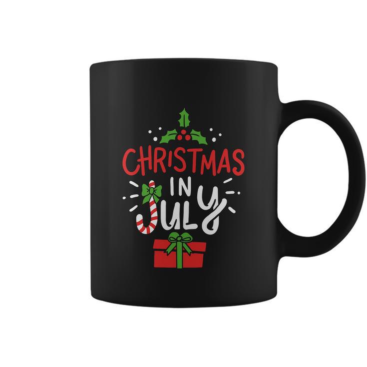 Christmas In July Beach Funny Summer Hawaiian Coffee Mug