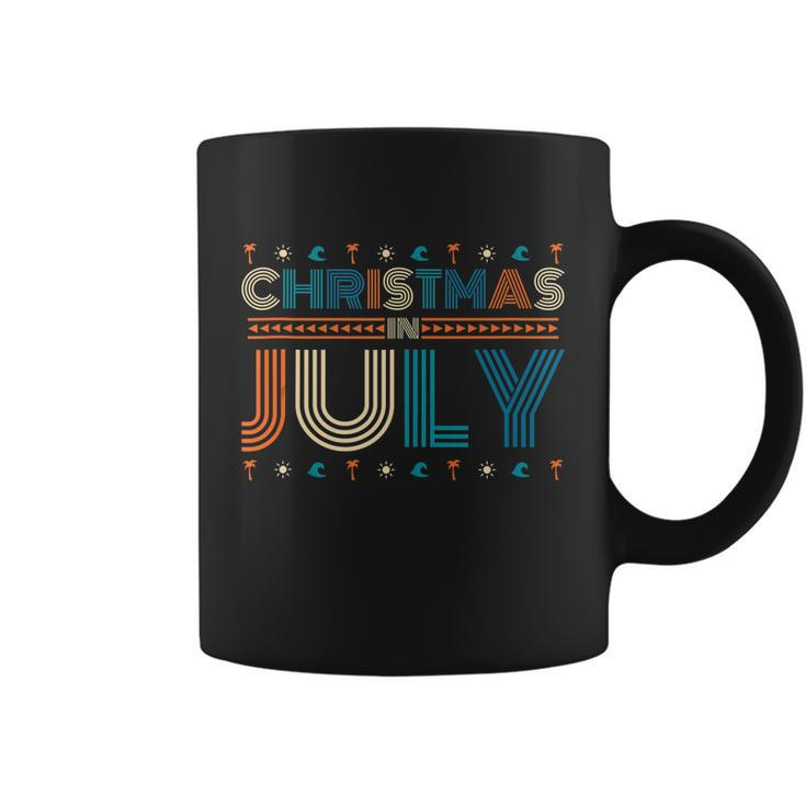 Christmas In July Merry Christmas Summer Funny Santa Design Coffee Mug