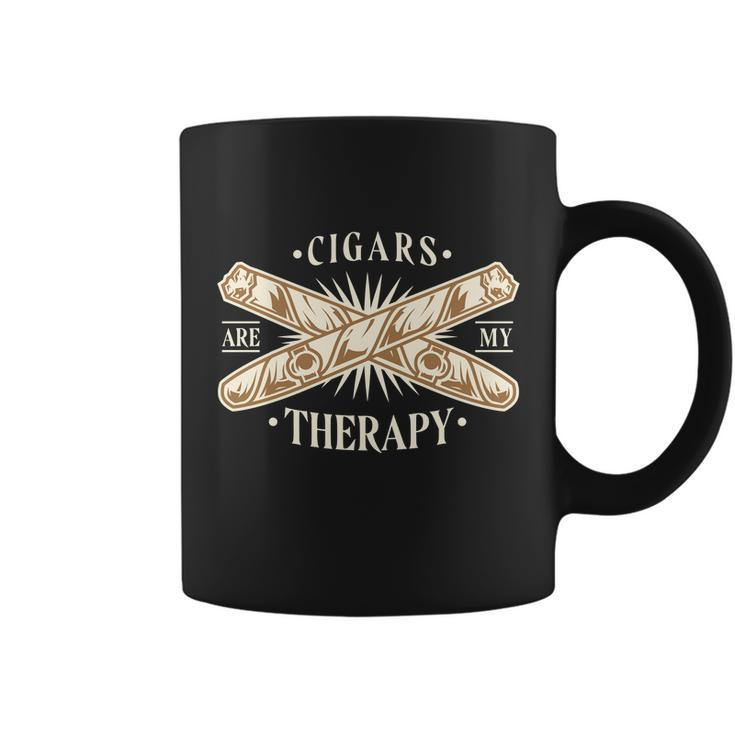 Cigars Are My Therapy Tshirt Coffee Mug
