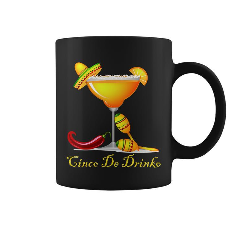 Cinco De Drinko Margarita Mayo Funny Day Of The Dead Coffee Mug