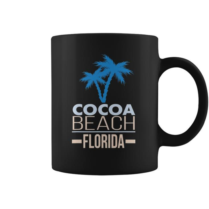 Cocoa Beach Florida Palm Tree Coffee Mug