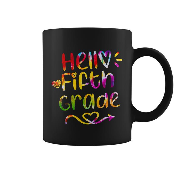 Colorful Hello Fifth Grade Coffee Mug