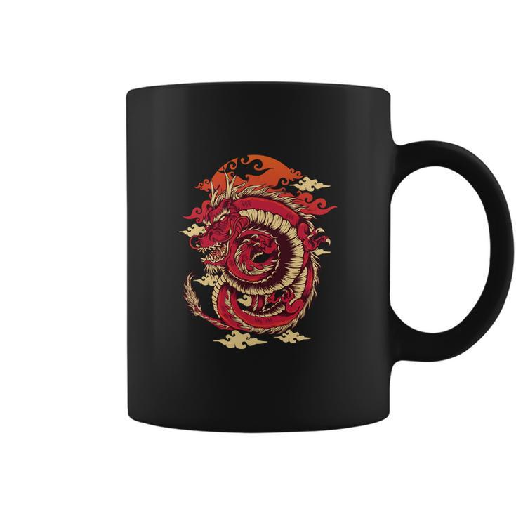 Cool Dragon Cloud Design Coffee Mug