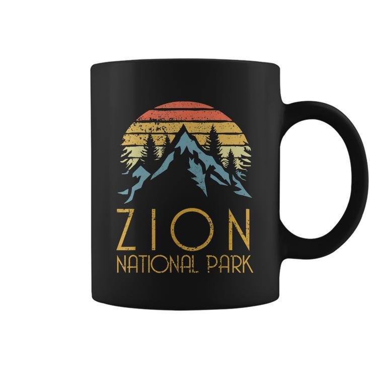 Cool Gift Vintage Retro Zion National Park Utah Gift Tshirt Coffee Mug