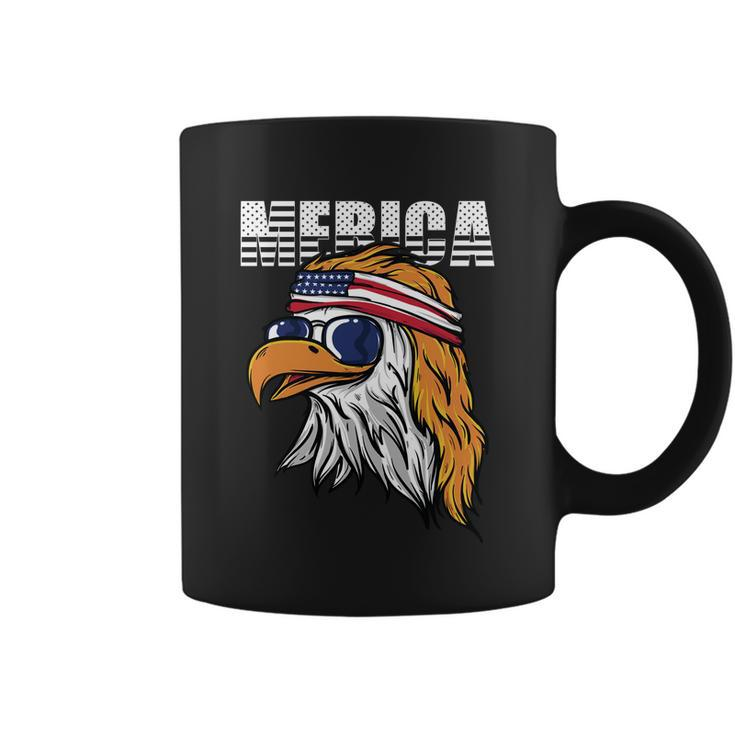 Cool Merica Eagle Mullet Usa 4Th Of July Gift Coffee Mug