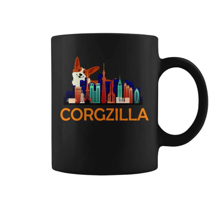 Corgzilla Funny Corgi Dog Coffee Mug