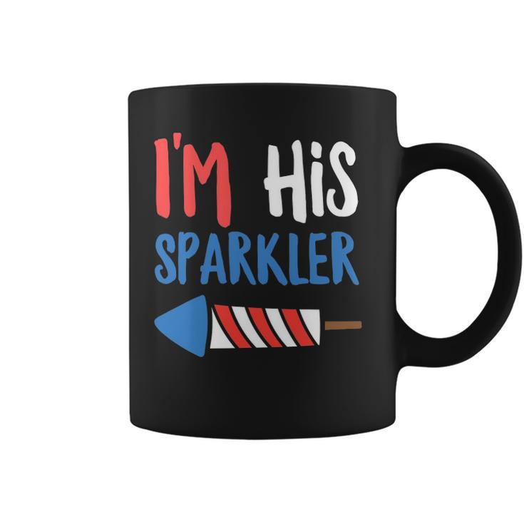 Couples Matching 4Th Of July - Im His Sparkler Coffee Mug