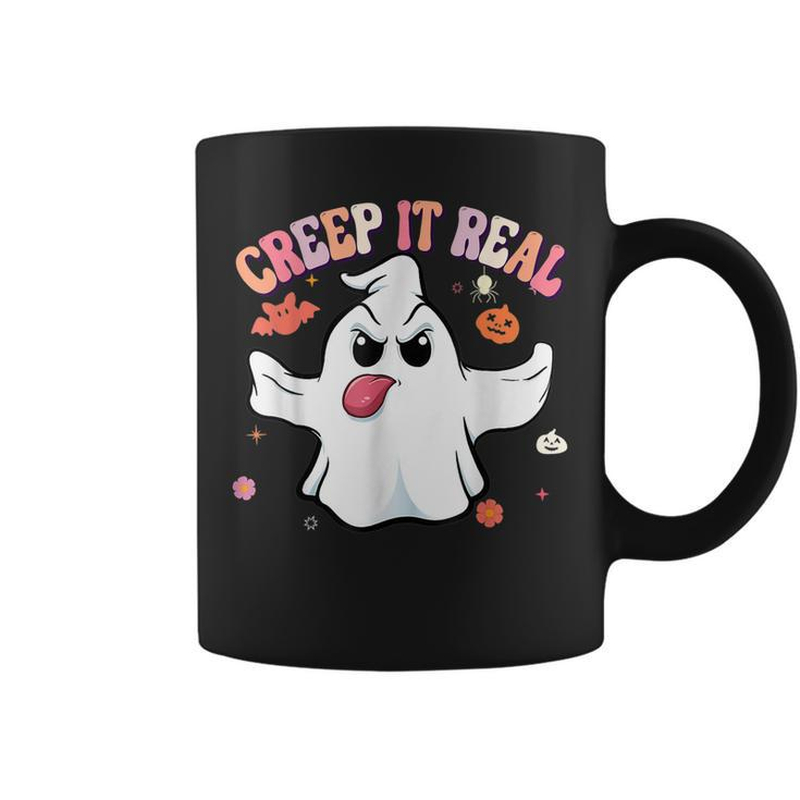 Creep It Real Ghost Kids Boys Girls Halloween Costume  Coffee Mug