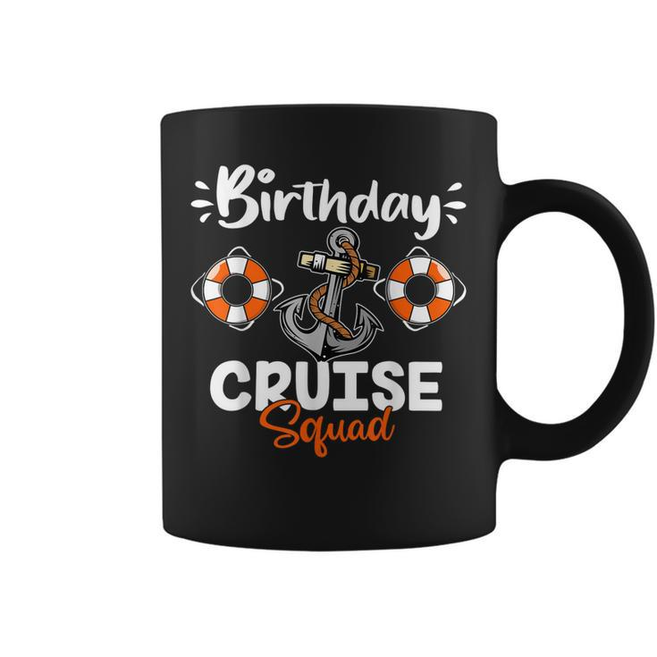 Cruise Birthday Squad Ship Vacation Party Gift Cruising  Coffee Mug
