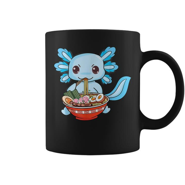 Cute Axolotl Ramen Noodles Anime Kawaii Kids Boys N Girl  Coffee Mug