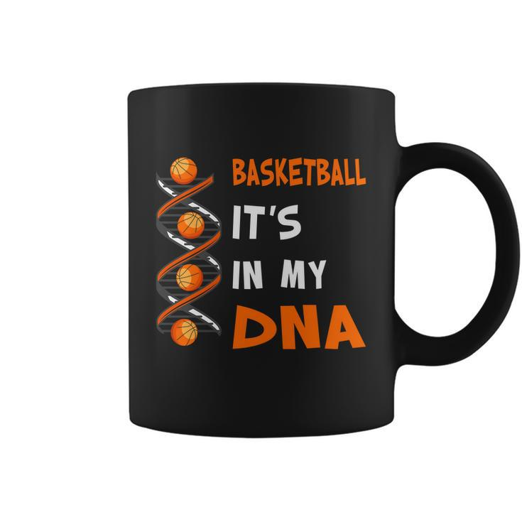 Cute Basketball Playing Basketball Is In My Dna Basketball Lover Coffee Mug