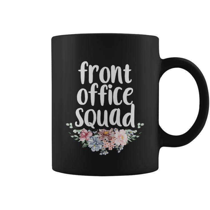 Cute Floral School Secretary Admin Front Office Squad Great Gift Coffee Mug