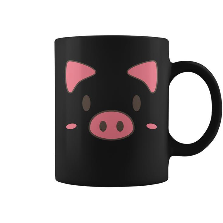 Cute Piggy Face Halloween Costume Coffee Mug
