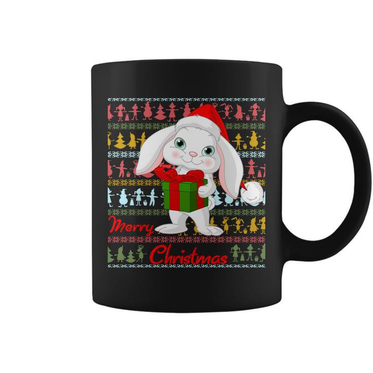 Cute Rabbit Ugly Christmas Sweater Coffee Mug