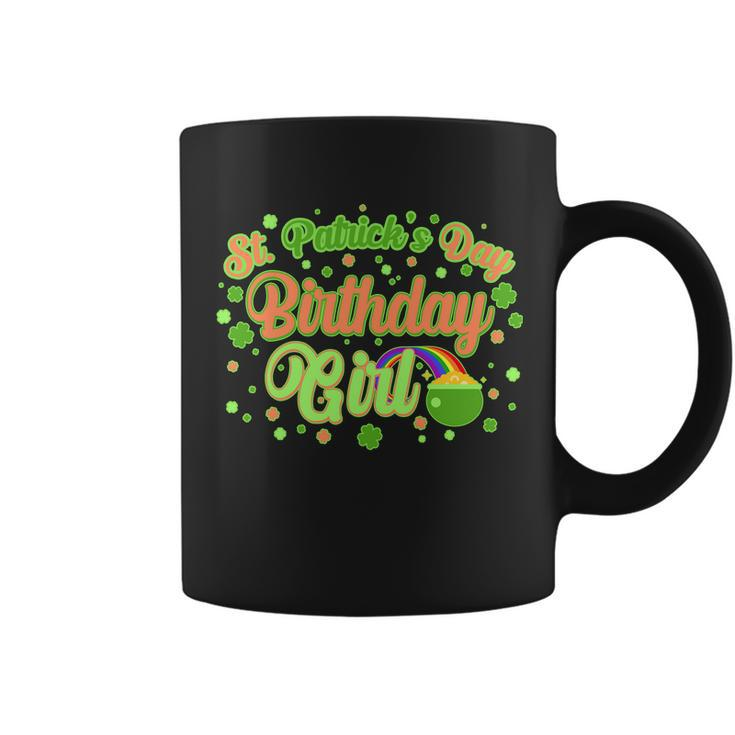 Cute St Patricks Day Birthday Girl Coffee Mug