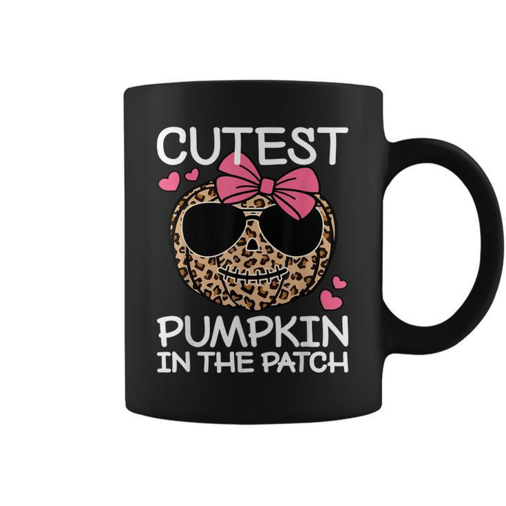 Cutest Pumpkin In The Patch Funny Halloween Cute Girls Kids  Coffee Mug