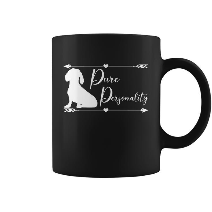 Dachshund Wiener Personality Doxie Mom Dog Lover Gift V2 Coffee Mug