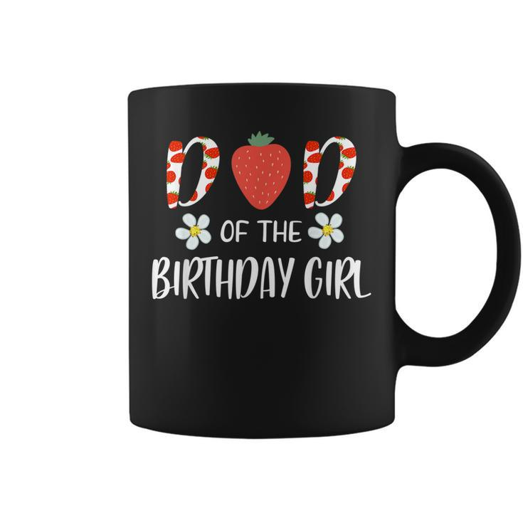Dad Of The Birthday Girl First Birthday Berry Themed Party  Coffee Mug