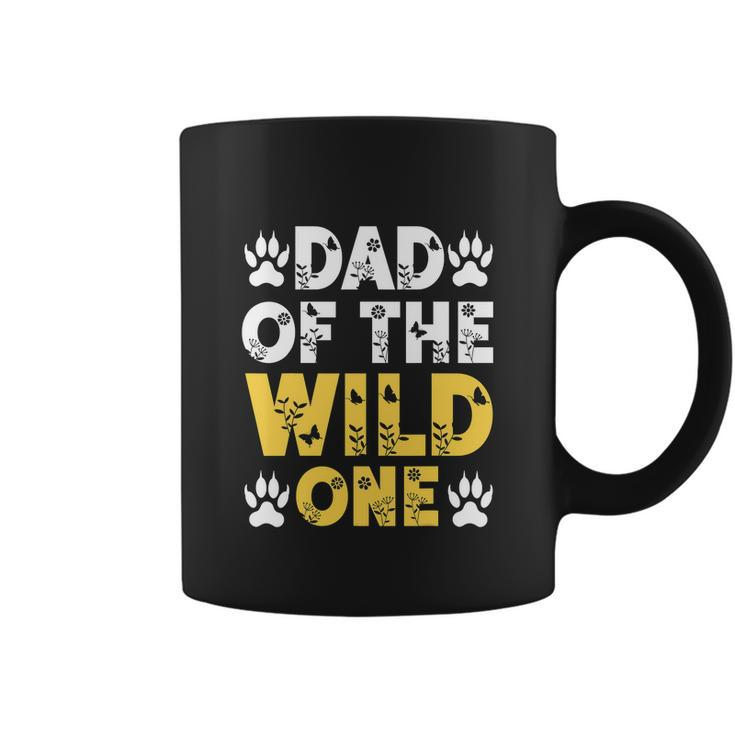 Dad Of The Wild One Funny 1St Birthday Leopard Dad Boy Coffee Mug