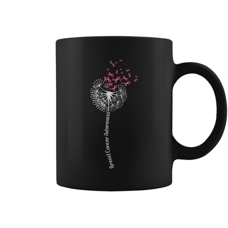 Dandelion Faith Hope Love Breast Caner Coffee Mug