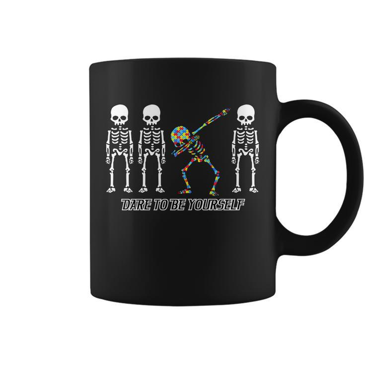 Dare To Be Yourself Autism Awareness Tshirt Coffee Mug