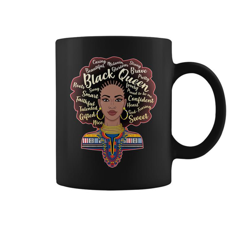 Dashiki Black Queen Coffee Mug