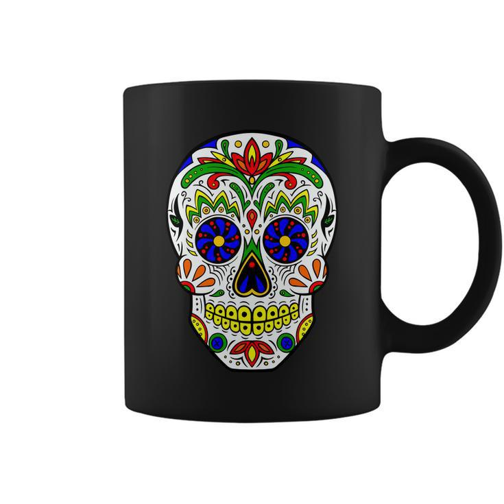 Day Of The Dead Skull Dia De Los Muertos Coffee Mug