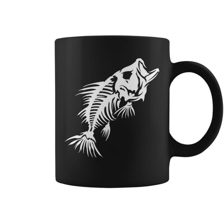 Dead Fish Skeleton X-Ray Tshirt Coffee Mug