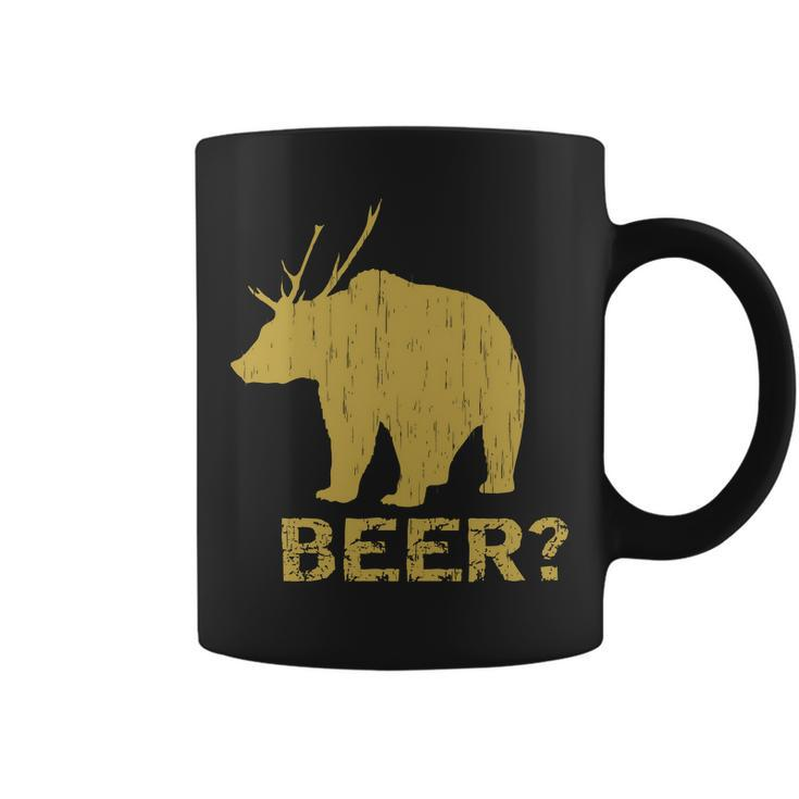 Deer Bear Beer Moose Elk Hunting Funny Tshirt Coffee Mug