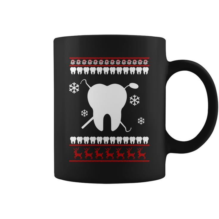 Dentist Ugly Christmas Sweater Coffee Mug