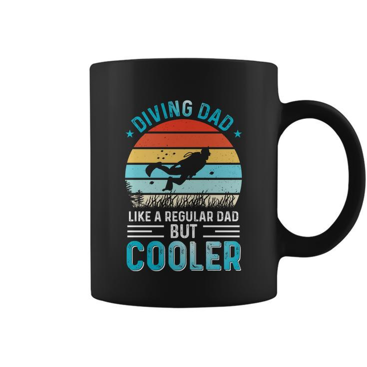Diving Dad Fathers Day Gifts For Father Scuba Diving Graphic Design Printed Casual Daily Basic Coffee Mug