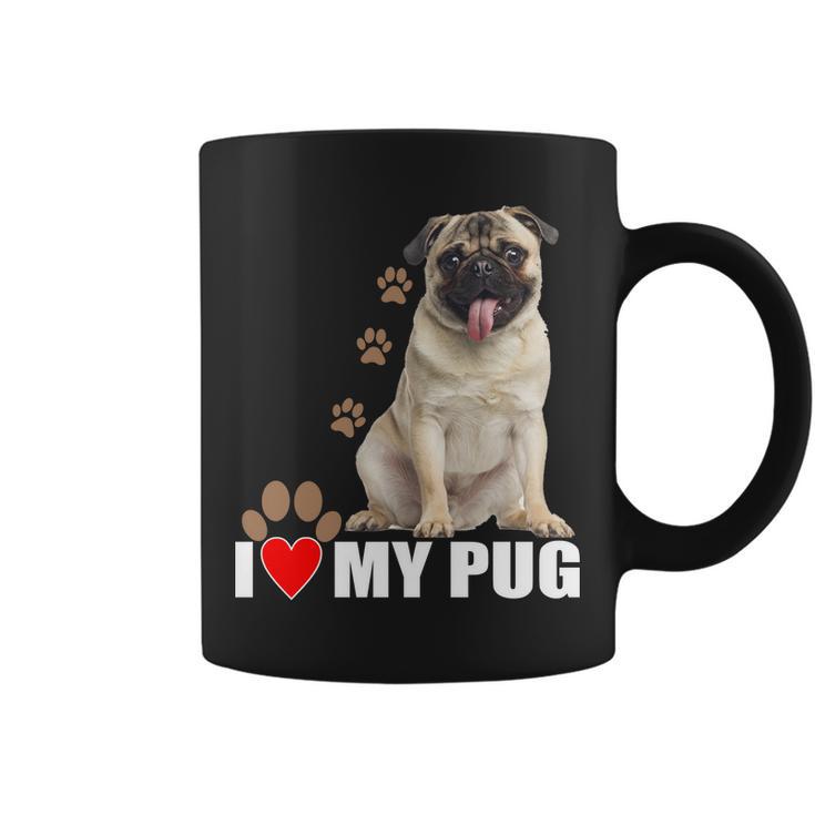 Dogs - I Love My Pug Coffee Mug